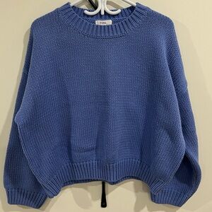 Women's Blue Periwinkle Crew Neck Sweater